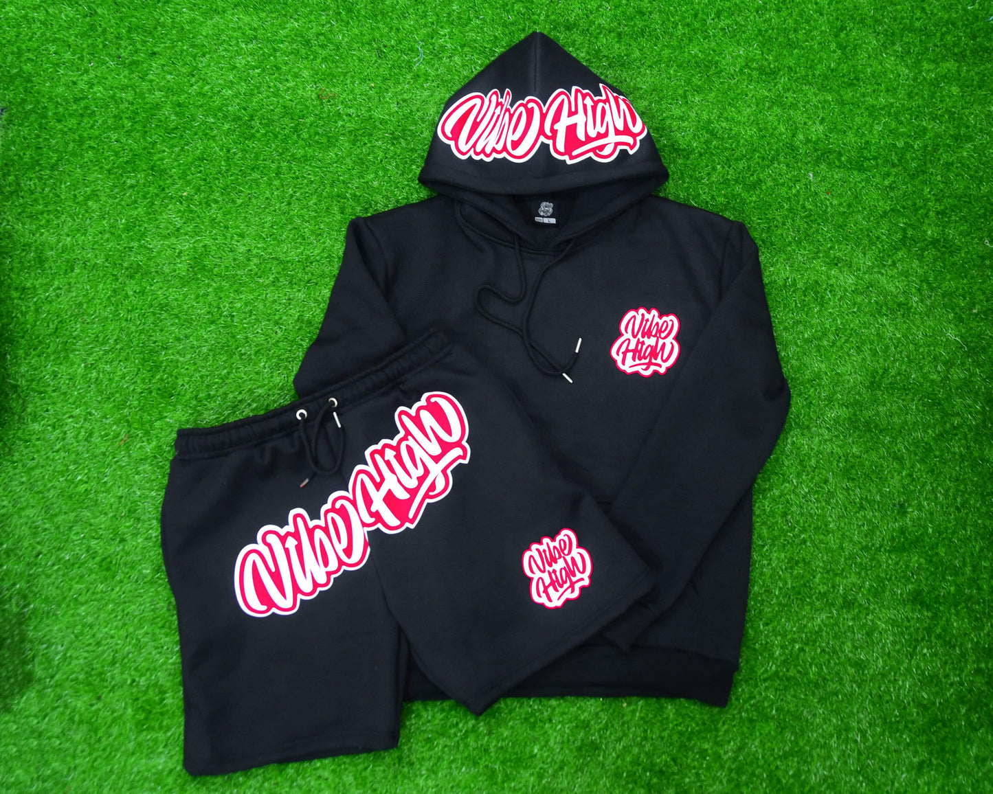 Men Hooded Short Set