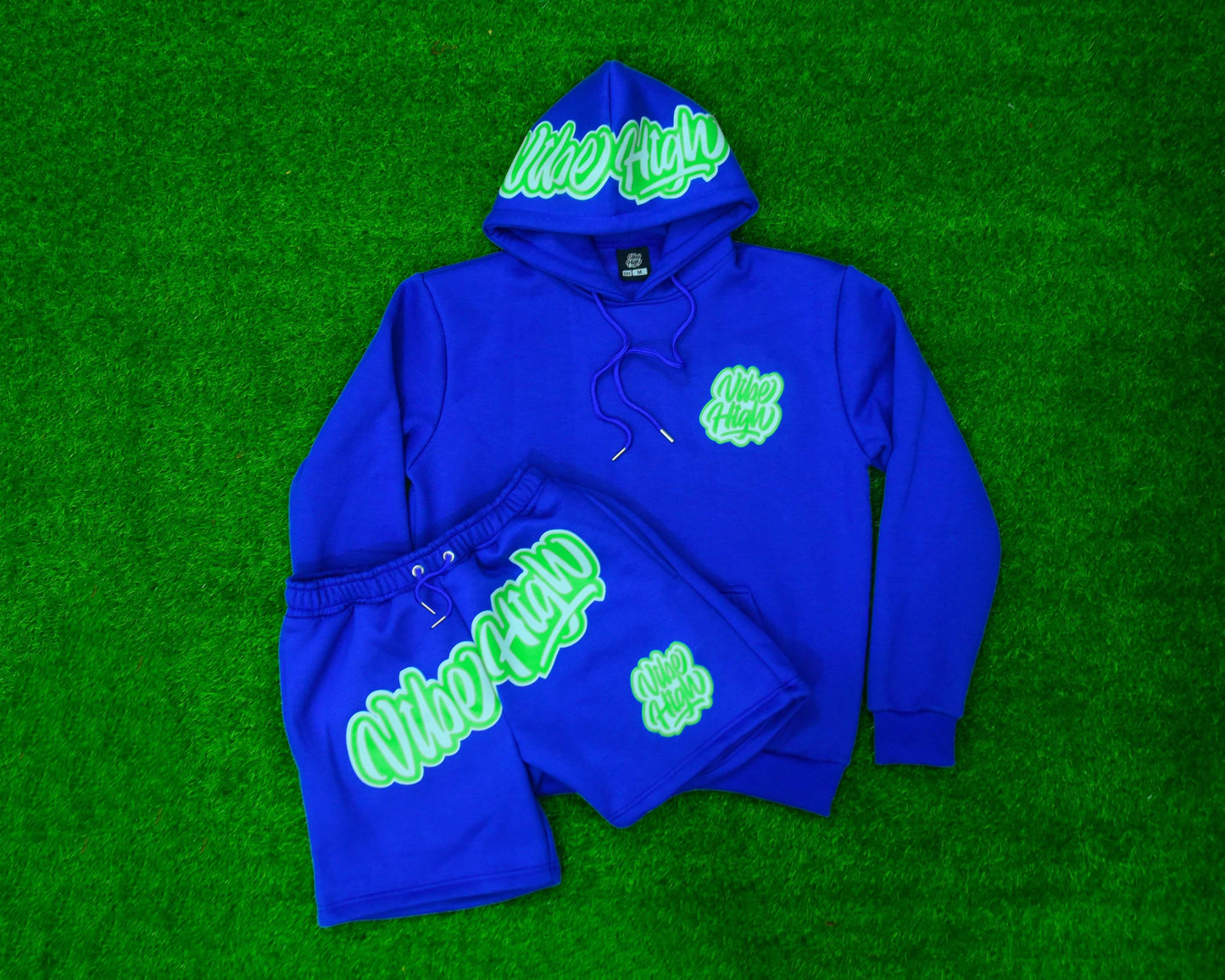 Men Hooded Short Set
