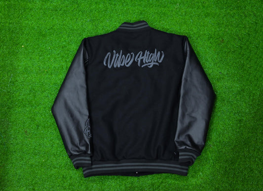 High Quality Leather Sleeve Varsity Jacket