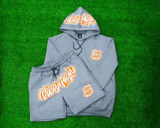 Men Hooded Short Set